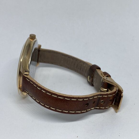 Michael Kors Runway MK2284 Women's Brown Leather Analog Dial Quartz Watch UC882 - Picture 9 of 12